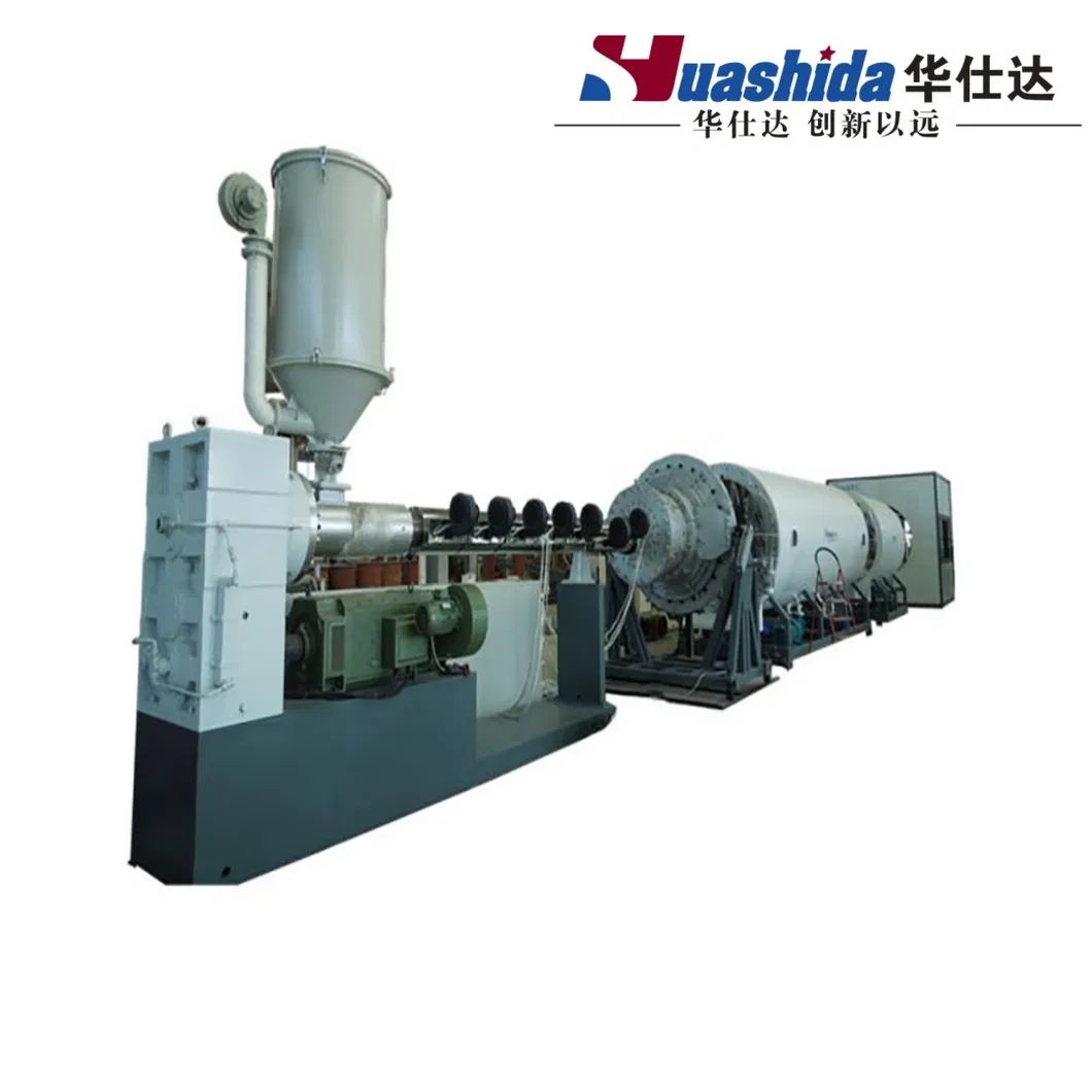 Plastic PE HDPE Insulation Pipe Extrusion Machinery for Supplying Hot Water/Oil Pipeline