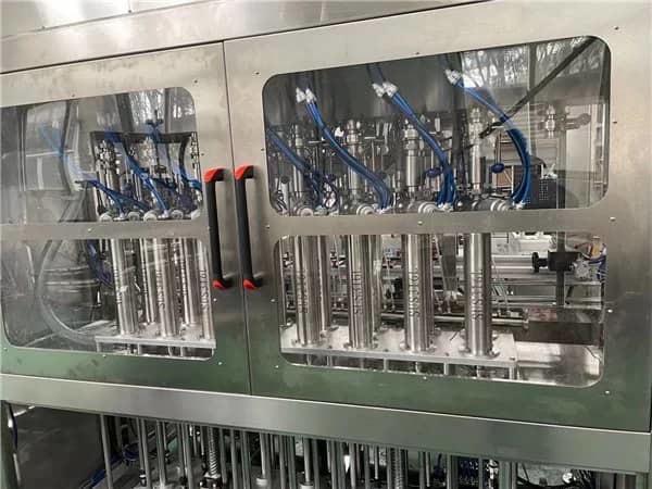 NP-VF Automatic Volumetric Piston Filling Machine With Multy Heads Servo Driven Inline System