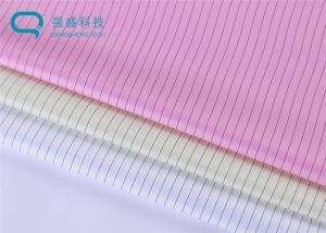 China 5 Mm Striped Conductive Polyester Woven Fabric Anti Static wholesale