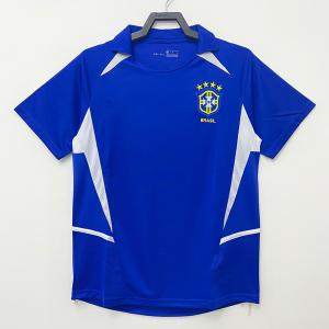 China Stripe Twill Retro Soccer Shirts Blue V Neck Football Jersey wholesale