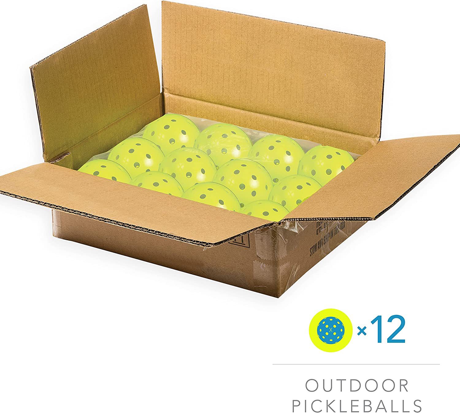 40 Hole Outdoor Rotation Dura Fast 40 Outdoor Pickleball Seamless Professional Pickleball Balls