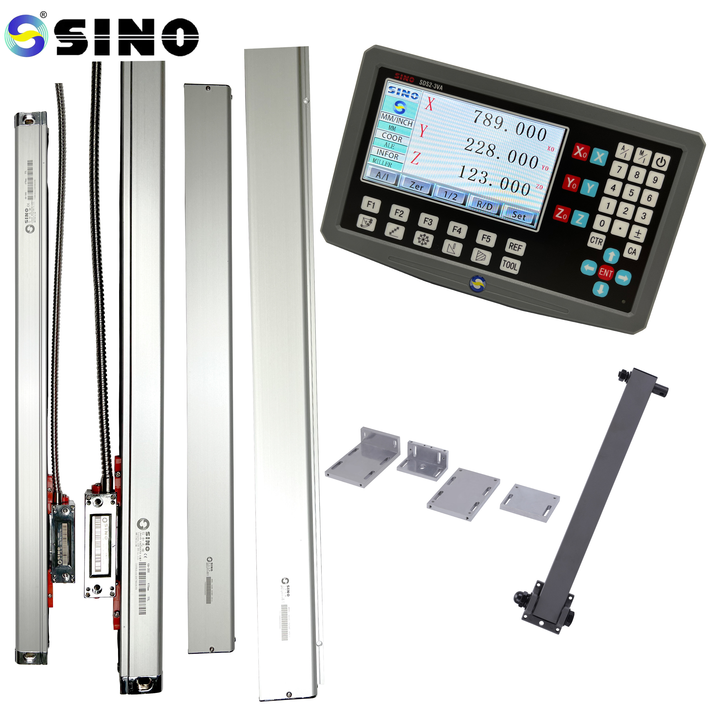 SDS2-3VA Tool Counter Optical Encoder Grating Ruler Linear Absolute Encoder For Lathe Mill