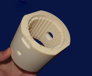 China Customized Ivory 99.5% Machining Ceramic Parts wholesale