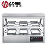 1600W Commercial Kitchen Counter Top Fast Food Warmer Display Showcase for KFC