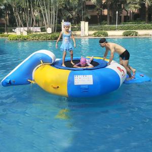 China 0.7mm Inflatable Water Trampoline Combo With Slide wholesale