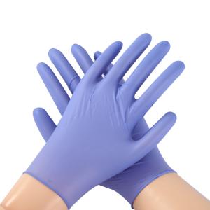 China Single Use ISO13485 Blended Nitrile Gloves / Restaurant Nitrile Gloves wholesale