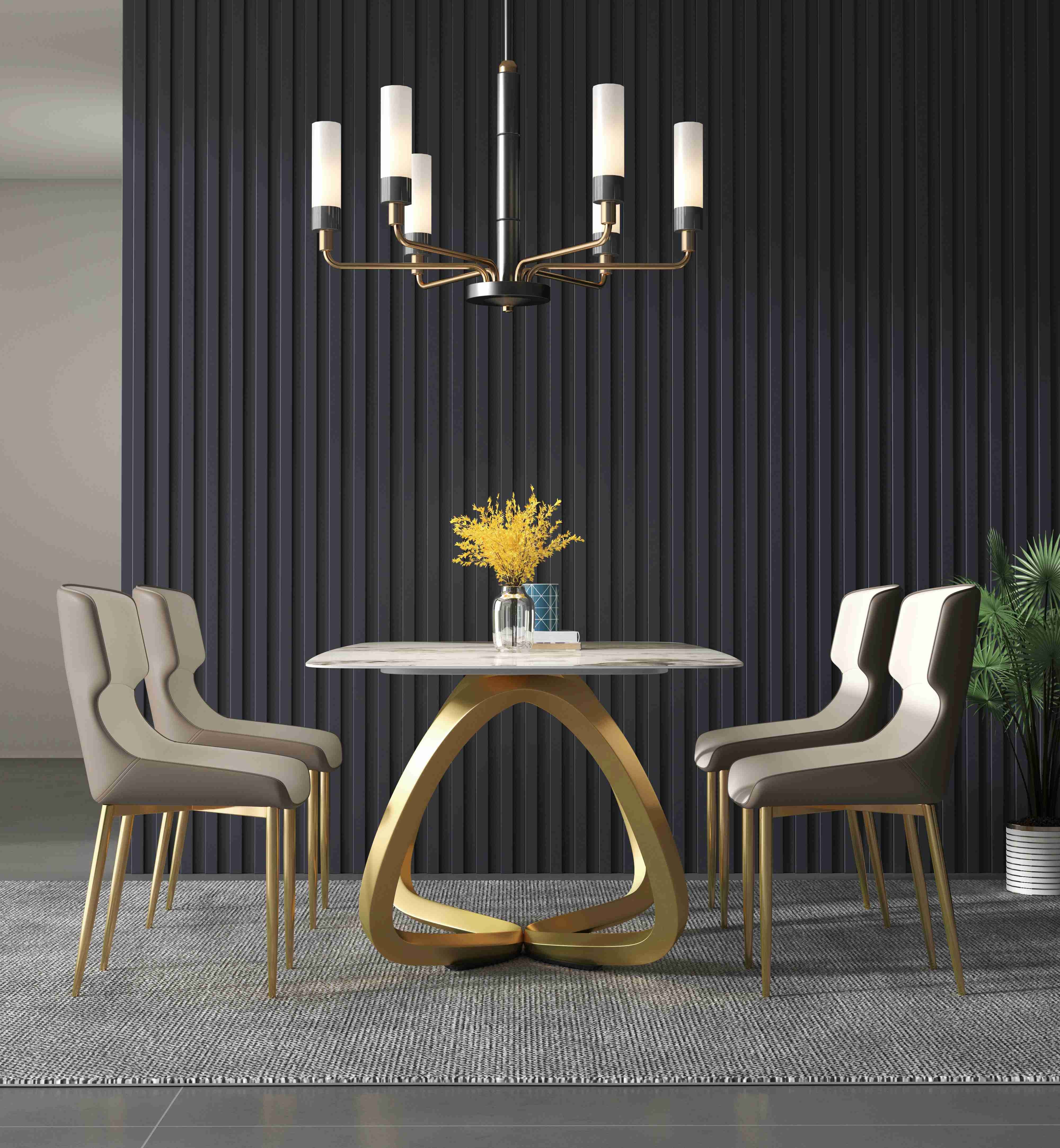 Bright Modern Rectangular Dining Tables Italian Simple Home Rectangle Breakfast Table Set