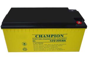 China China Champion Battery 12V200AH NP200-12-G Sealed Lead Acid GEL Battery, Solar Battery, Deep Cycle Battery wholesale