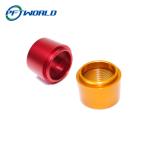 CNC Turning Milling Composite, Aluminum Parts, Anodizing, Red Blue Orange,