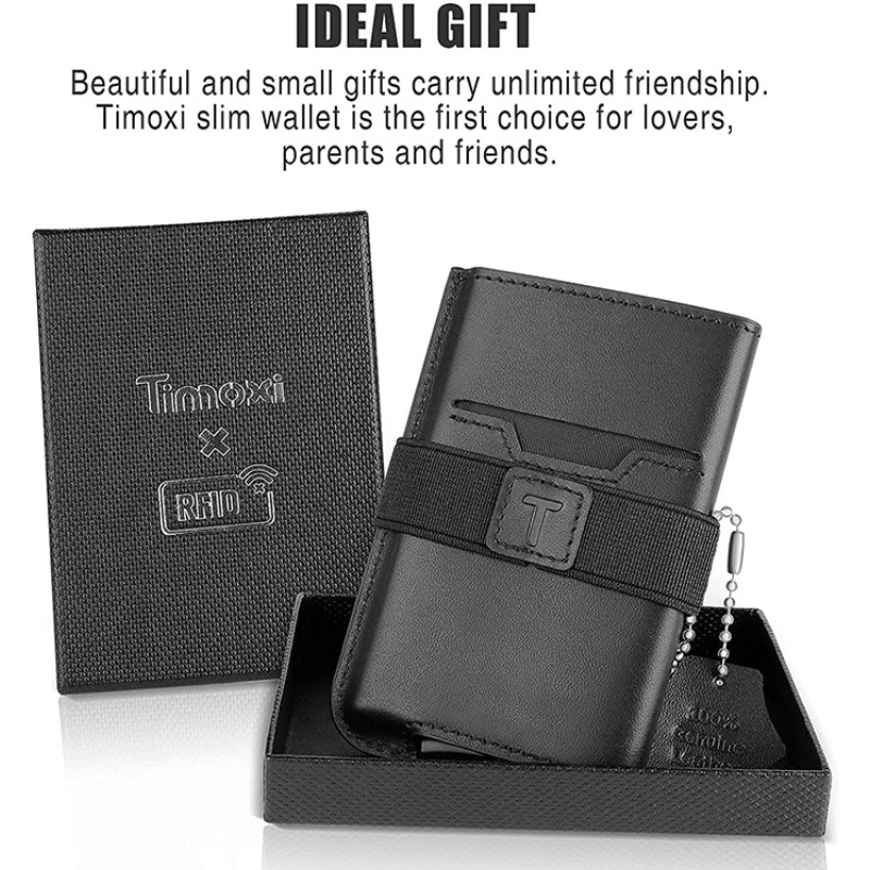 Design Fashionable Men's Credit Card Holder Wallet with RFID Blocking and Auto Pop Up