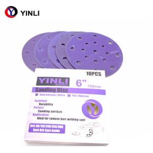 China 240 400 600 Grit Dry Grinding Sandpaper Set Sanding Disc Set 150mm wholesale