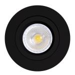 Black Color IP44 Slim Recessed LED Downlight IC Rate