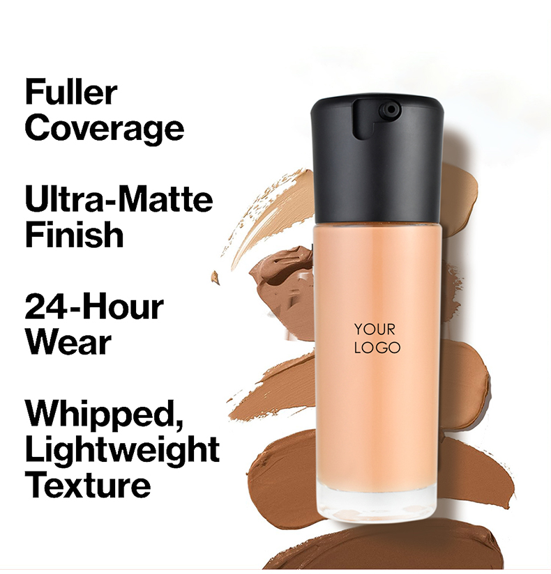 Wholesale Foundation Factory Waterproof Original Matte Foundation Liquid High Coverage Foundation