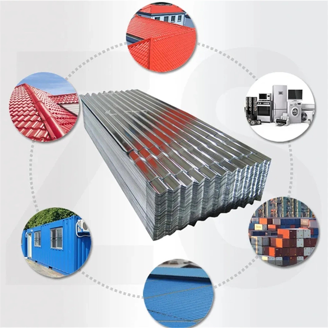 0.14-0.20MM Thickness Galvanized Coated NXF SS400 Corrugated Steel Sheets for Customized Boards