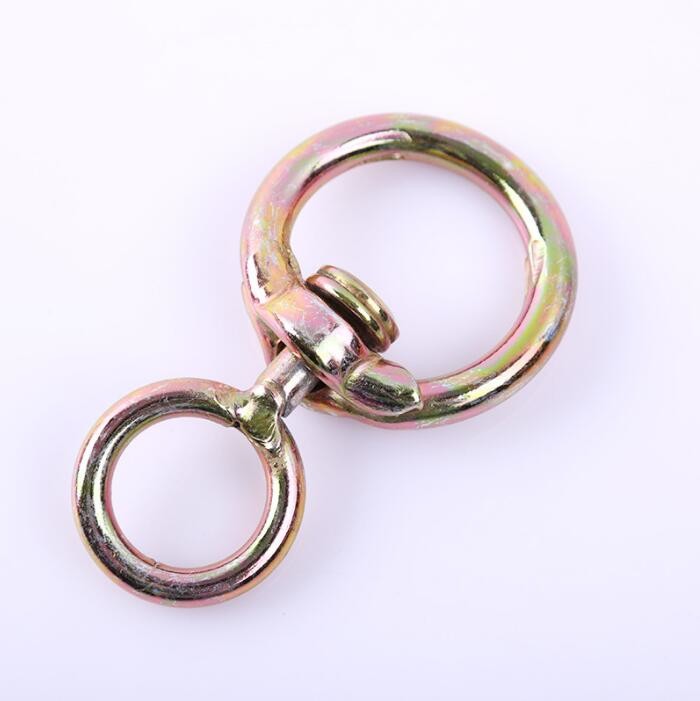 Q235 Steel Wire Rod Metal Swivel Hook in Galvanized Surface (3.5cm~6.5cm)