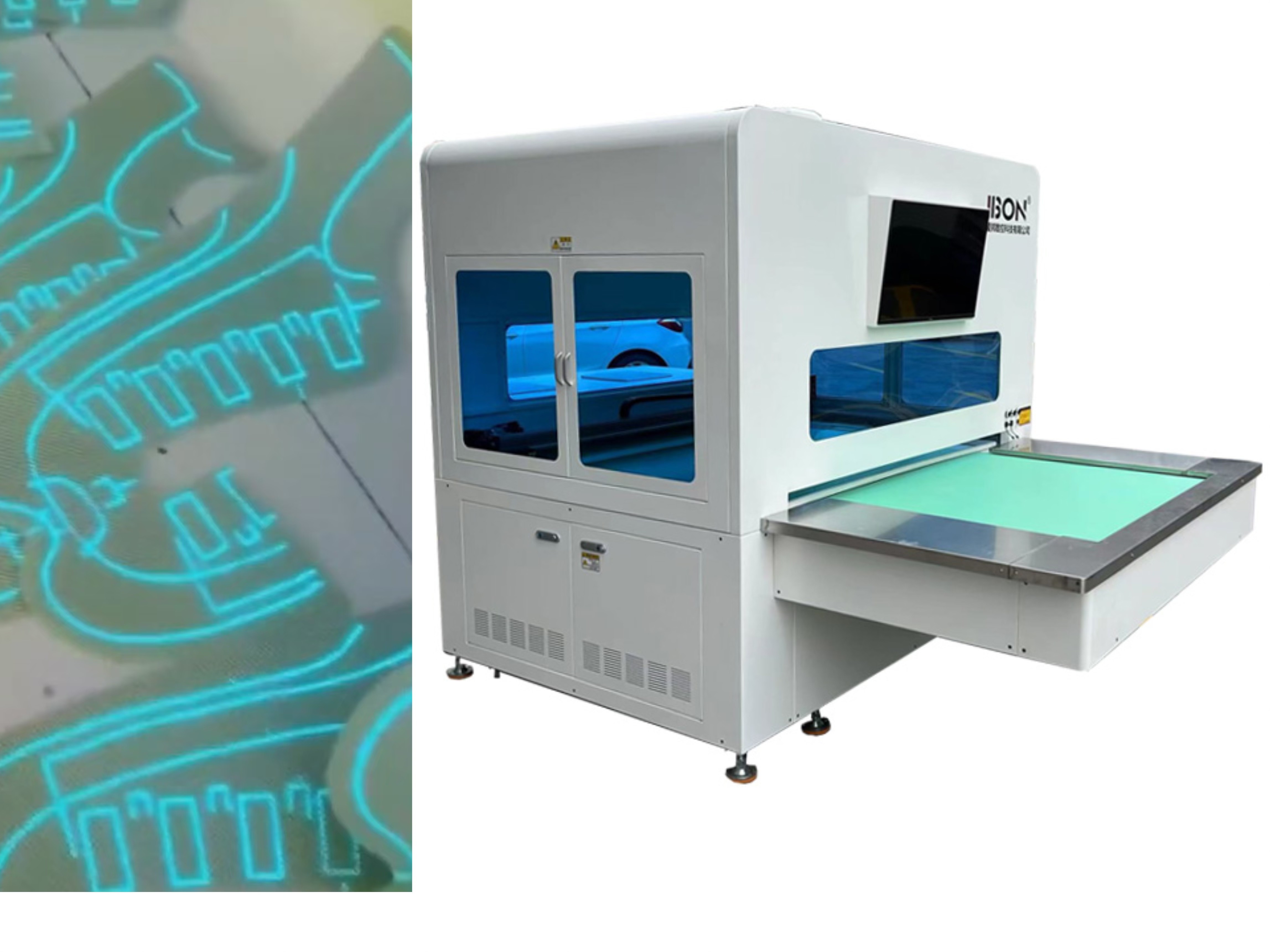Sigle Head Line Drawing Machine 3kw Leather Printer Machine 3000 - 5000pcs/H