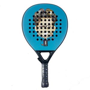 China Drop Shot Beach Tennis Paddles Matte Eva 17 Carbon Padel Racket wholesale
