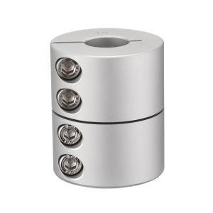 Aluminum Shaft Coupler Stable Power Transmission Rigid Coupling Efficient
