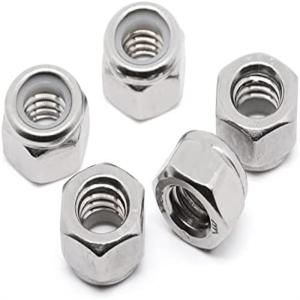 China SS304 SS316 DIN985 M6 M8 M10 Nylon Nut Stainless Steel Hexagon wholesale