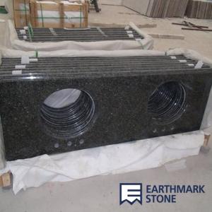 China Verde Butterfly Granite Vanity Top wholesale