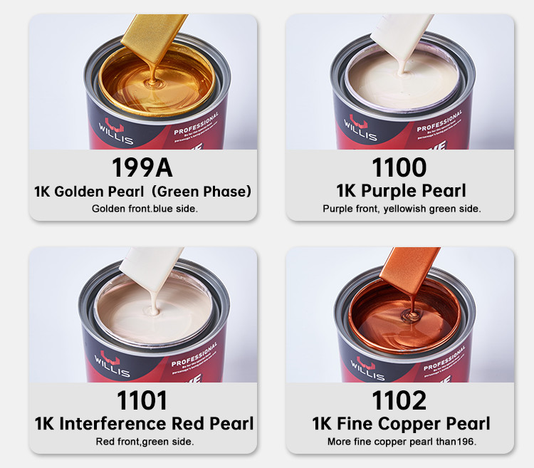 High Gloss Fast Dry Water Resistance Pearl Automotive Paint Pearl Car Paint Automotive Paint Brands