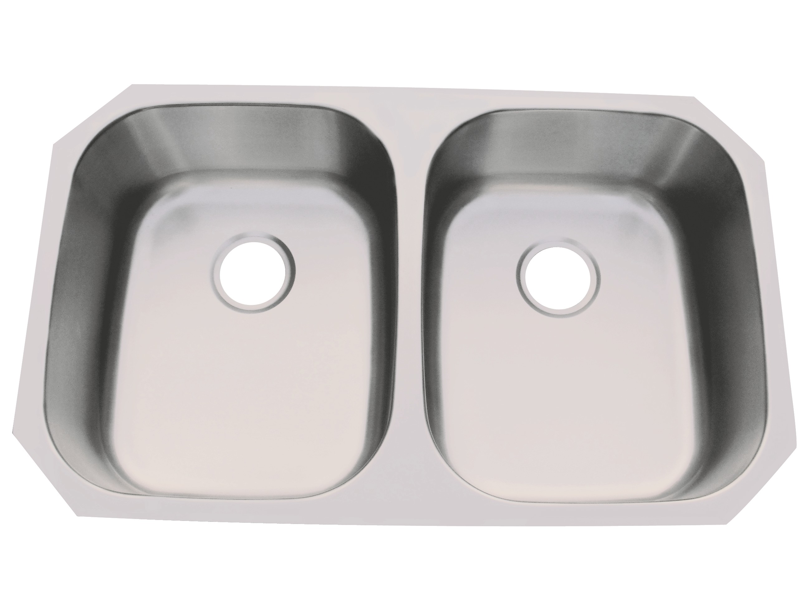 34 inch 50/50 Double Bowl Undermount 16 gauge Stainless Steel Kitchen Sink