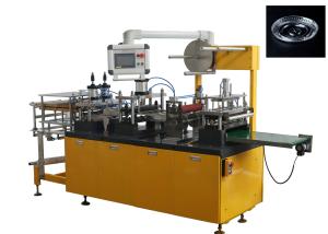 China PVC PET PS Plastic Cup Lid Forming Machine , Plastic Cup Cover Machine wholesale
