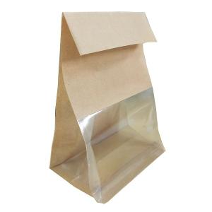 China 50-150 Microns Bakery Bread Packaging Bags 4 Colors Kraft Paper Side Gusset Pouch wholesale