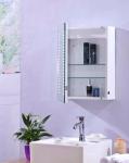Stainless Steel Backlit Bathroom Mirror Cabinet / Bathroom Wall Cabinet
