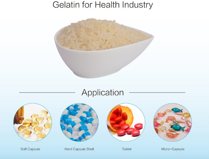 110 Bloom - 130 Bloom Gelatin In Medicine Halal Bovine Gelatin Powder