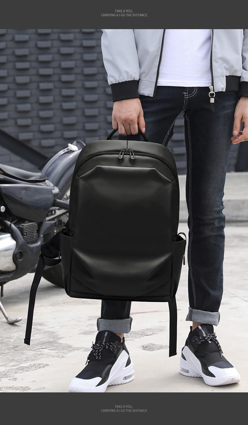New fashion lightweight back pack college commute waterproof school bags men travel laptop backpack
