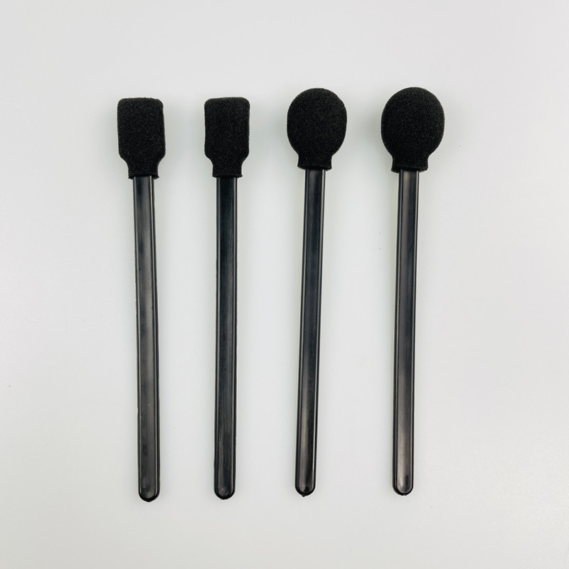 Plotter Clean Black Foam Tip Swab PP Stick Material Square Rectangle