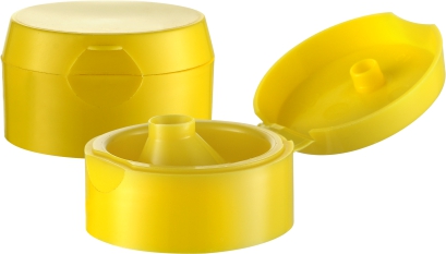 Customized Color 38mm Plastic Flip Cap for Bottles Recyclable and Direct Supply