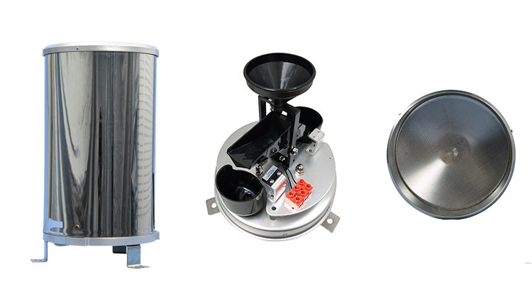 0.2mm Resolution Tilting Metal Tipping Bucket Rain Gauge Durable and Accurate