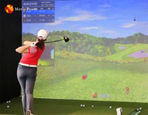 China Professional Virtual Indoor Golf Simulator Projection ROHS wholesale