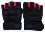 Light Industry Workout Hand Gloves Elastic Cuff Sheepskin Leather Palm