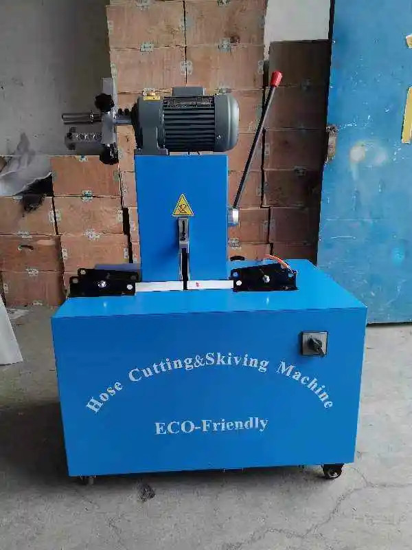 6 - 51mm Automatic Hose Cutting Machine With Dust Cover 128kg Weight