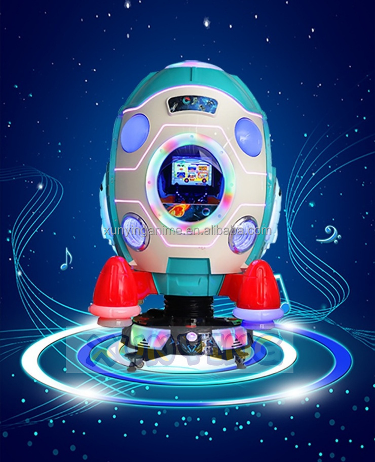 Amusement Park Swing Machine Rockets Kiddie Ride for Kids 6 Years of Entertaining Fun