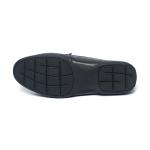 BRUNO VIERO Black Breathable Mens Leather Moccasins
