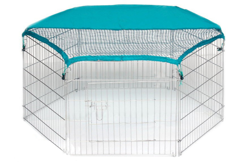 63x60 CM x 8pcs Wire Mesh Small Size Dog Kennel with Shelter or w/o Shelter,Pet Cages,Carriers & Houses,Welded Mesh