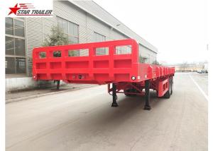 China 9.5 Meters 2 Axles Pipe Transport Trailer Commercial Semi Truck Type wholesale