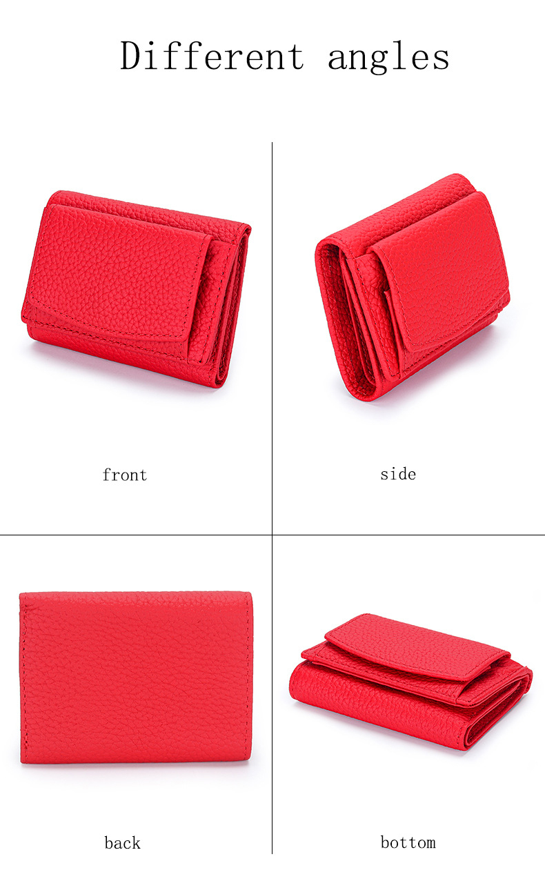 Short Fashion Women's Wallet with Large Capacity Multi-card Slots and Anti-theft Design