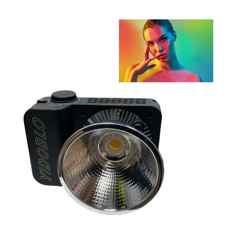 COB RGBW led photo and video light studio light photographic lighting 100w ZC-60C AC DC powered supply