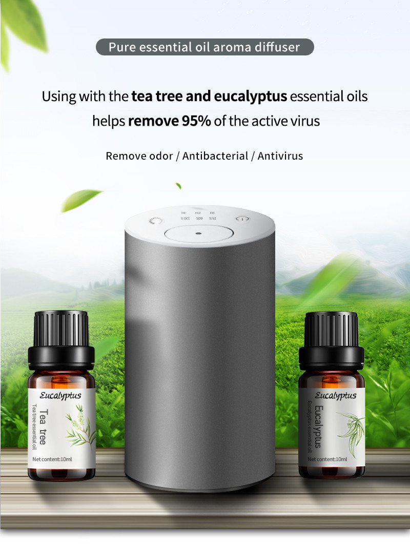 20ml Pure Essential Oil Waterless Nebulizing Diffuser