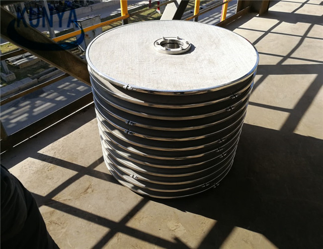 Hastelloy Stainless Steel Filter Element Five Layers 12mm Cone