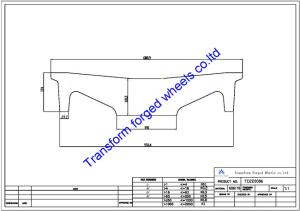 China TC220006 22 inch forged center disk blanks wholesale