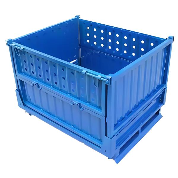 Quality Warehouse Heavy Duty Foldable and Stackable Steel Stillage Cage for sale