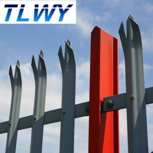 China China Anping TLWY 30 Years Factory Galvanised Steel Palisade Spiked Security Fencing wholesale