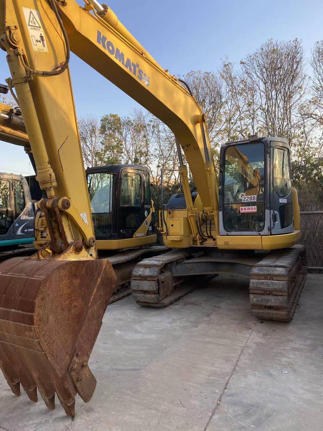 Komatsu PC 128 Pc138 digger excavator machine Komatsu Excavator