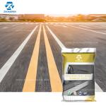 Crack Resistant Reflective Thermoplastic Paint Yellow Highway Paint No Wrinkles
